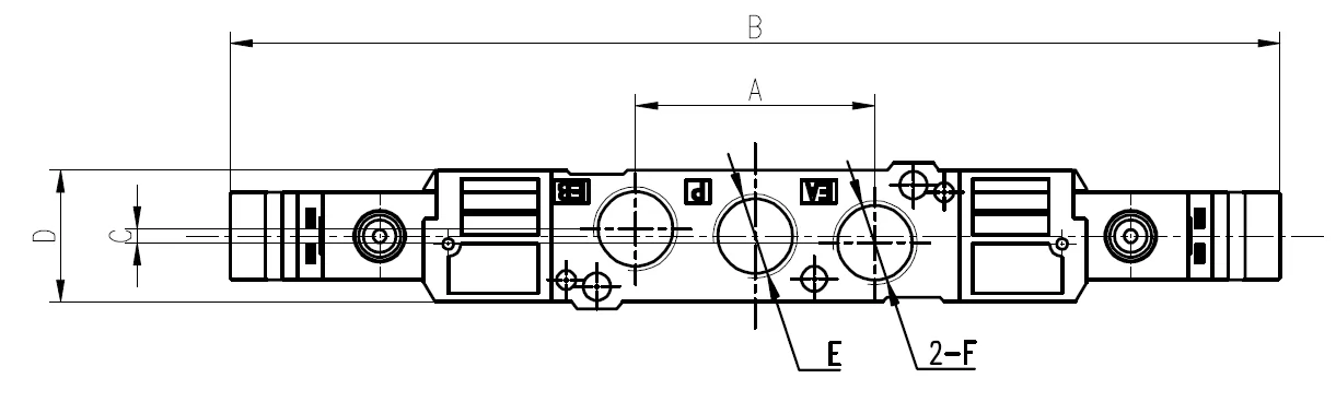 SY5000 Series 5/2,5/3 Way Pneumatic Solenoid Valve 