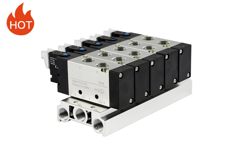 5V Series Pneumatic Solenoid Valve Manifold 