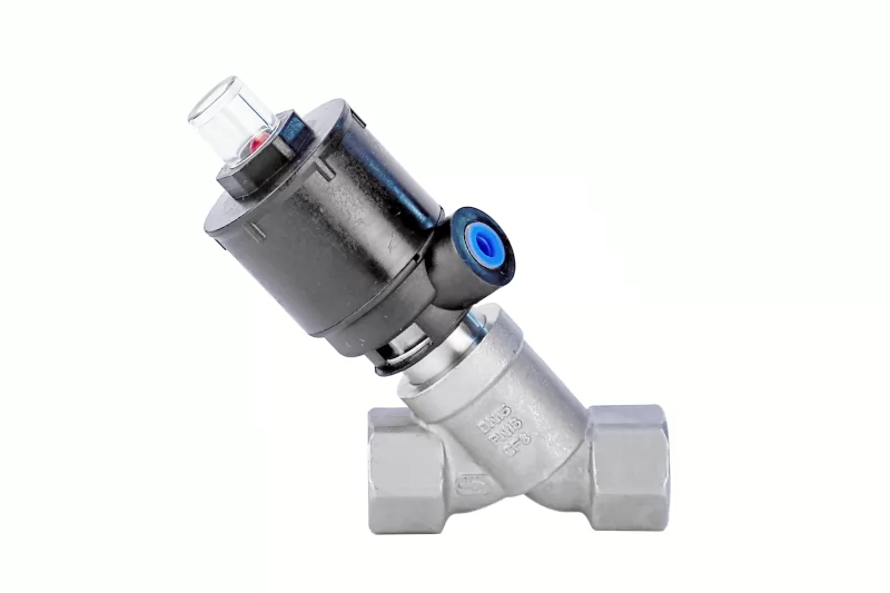 Pressure Operated Angle Seat Piston Valve  