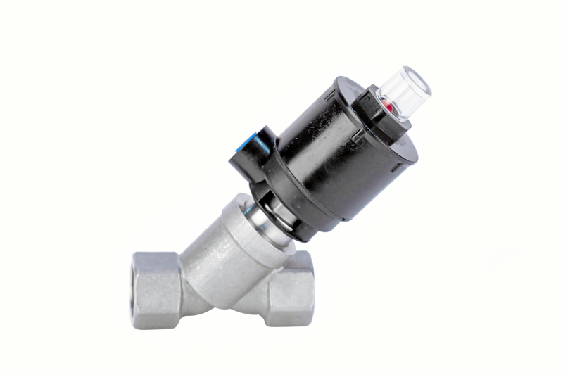 Pressure Operated Angle Seat Piston Valve  