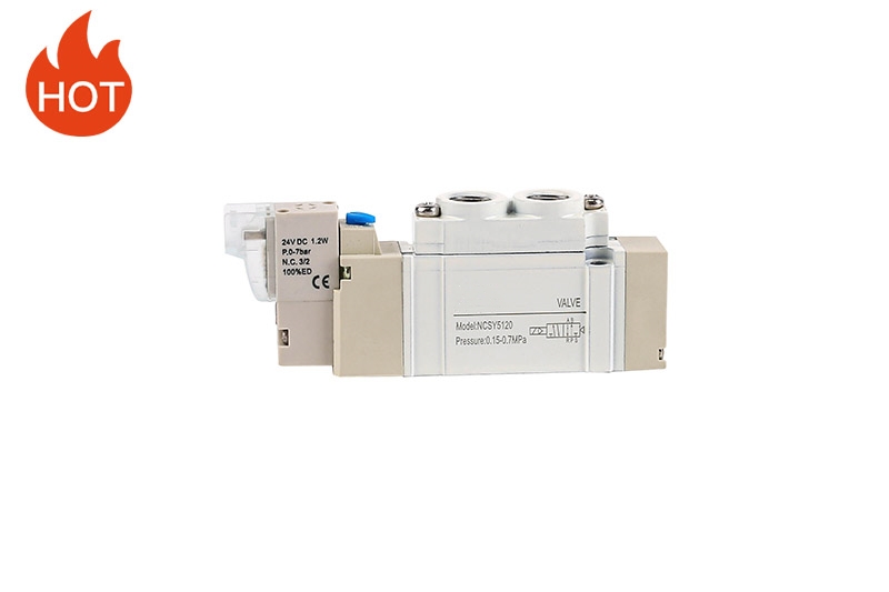 SY5000 Series 5 Port Pneumatic Solenoid Valve 