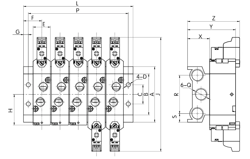 NC5V Series Manifold