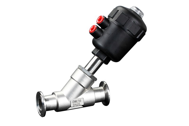 Tri-Clamp Type Angle Seat Valve 