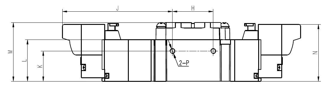 SY3000 Series 5/2, 5/3 Way Pneumatic Solenoid Valve