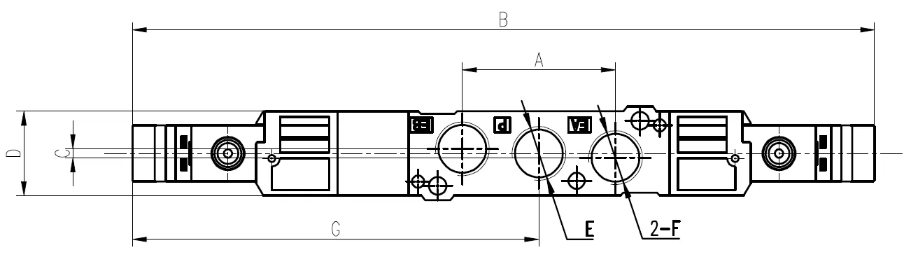 SY3000 Series 5/2, 5/3 Way Pneumatic Solenoid Valve